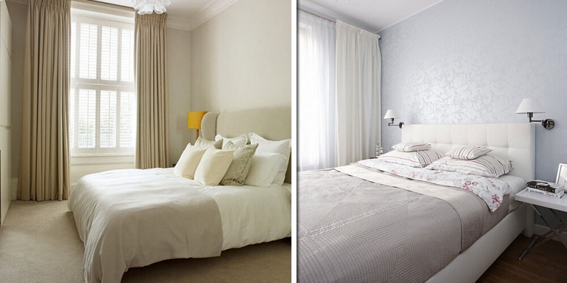 Обои для маленькой спальни: какие нужно выбирать, чтобы сделать комнату красивой, уютной и визуально просторной
