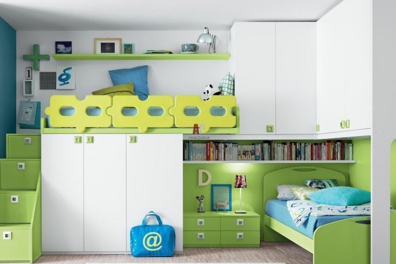 Дизайн интерьера детской комнаты для двух мальчишек