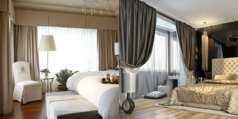 Шторы для спальни 2023: самые стильные и актуальные варианты