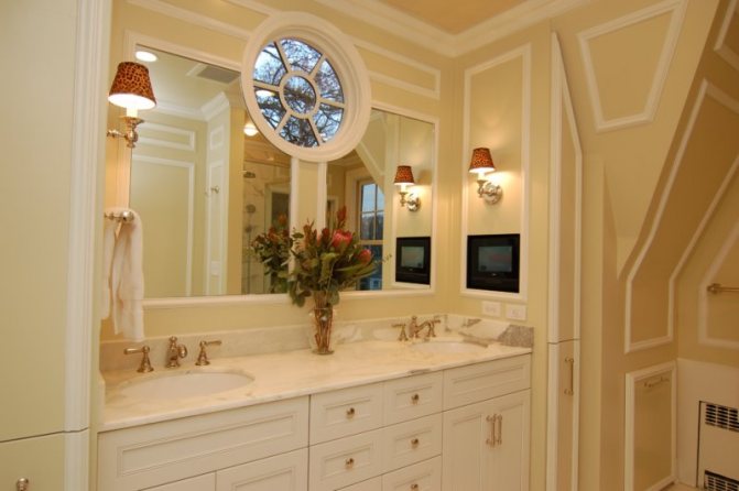 Зеркало в ванную комнату – интерьерные решения и правила размещения. 100 фото использования зеркал