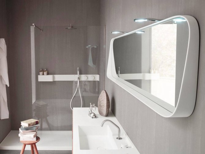 Зеркало в ванную комнату – интерьерные решения и правила размещения. 100 фото использования зеркал