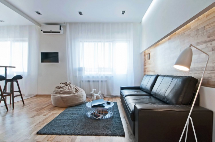 Интерьер и дизайн однокомнатной квартиры 40,3 кв.м.