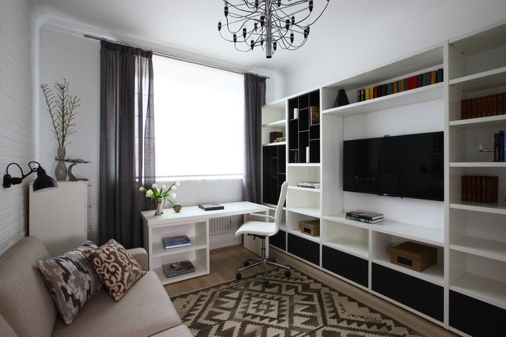 Сочетание различных стилей в квартире в Москве