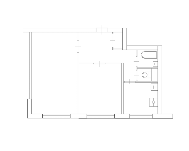 Три способа рациональной перепланировки однокомнатной квартиры в типовом доме II-68